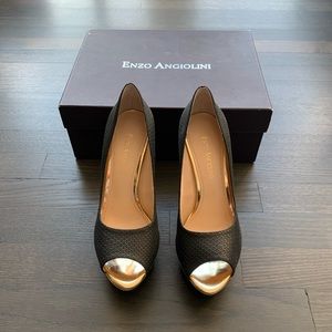 Enzo Angiolini Open-toe Pumps